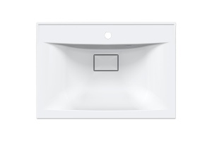 Мебельная раковина Vincea 65 белая матовая - 2