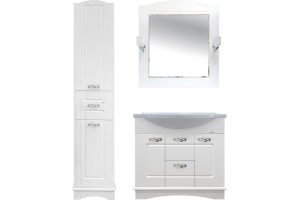 Шкаф-пенал Misty Эльбрус 40 L с бельевой корзиной - 2