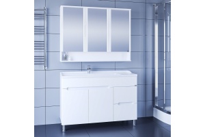 Тумба с раковиной напольная Санта Лондон 120 белый - 3