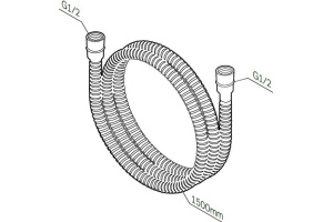Душевой шланг AM.PM F0400664 - 2