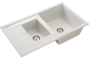 Мойка кухонная AQUATON Делия 87 жемчуг - 2