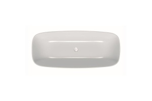 Ванна из литьевого мрамора Kolpa San Milo 174х75 черно-белая