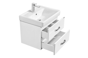 Тумба с раковиной Aquaton Америна 60 белый - 3