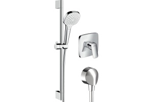 Душевой комплект Hansgrohe Logis 71605000 смеситель + душевой гарнитур + шланговое подключение