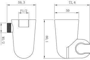 Шланговое подключение Lemark  (LM8084C) - 2