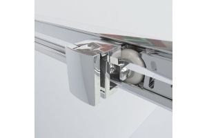 Душевая дверь в нишу Vincea Garda VDS-1G140CL 140 см, профиль хром, стекло прозрачное - 3