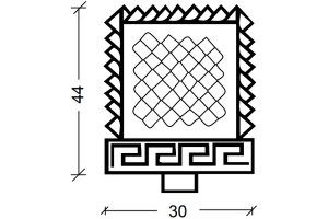 Ручка для мебели Armadi Art Neoart Crystal золото - 2