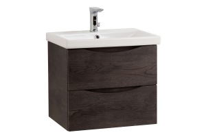 Тумба с раковиной BelBagno Marino-Cer 70 темное дерево  - 3