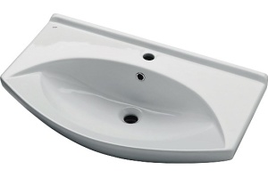 Тумба с раковиной Dreja.Eco Laguna Plus 75 белая - 3