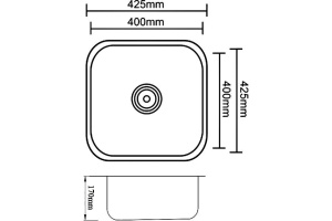 Мойка кухонная Zorg Inox Pvd SZR-4040 bronze - 2