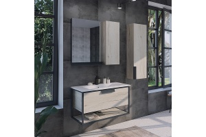 Тумба с раковиной Comforty Бонн 45 дуб дымчатый - 2