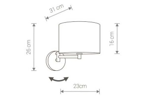 Бра Nowodvorski Hotel 9303 - 2