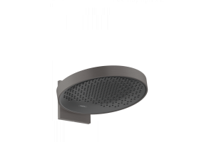 Верхний душ Hansgrohe Rainfinity 360 1jet с настенным креплением, шлифованный черный хром 26230340