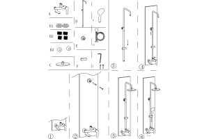 Душевая стойка Aquanet Passion R3 - 3
