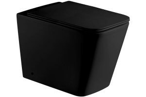 Унитаз приставной Weltwasser WW SK Gelbach 002MT-BL безободковый с микролифтом матовый черный (10000003698)