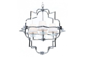 Подвесная люстра LUMINA DECO Baltimore LDP 8020-4 CHR+WT