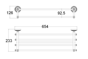 Полка Zorg Antic AZR 14 BR - 2