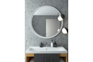 Зеркало с подсветкой ART&MAX Napoli AM-Nap-1000-DS-F-White