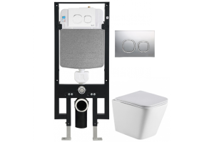 Комплект Weltwasser AMBERG 497 + GELBACH 004 MT-WT + AMBERG RD-CR (10000006611)