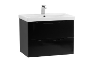 Тумба с раковиной Belbagno Marino-Cer 70 черный  - 2