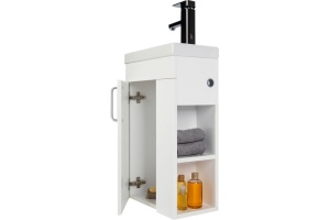 Тумба для комплекта IDDIS Torr 40 R, подвесная, белая - 3