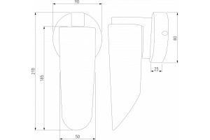Бра Eurosvet Wing 40037/1 белый - 2