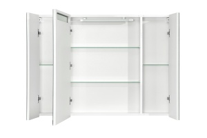 Зеркало-шкаф Aquaton Мадрид 100 с подсветкой белый - 2