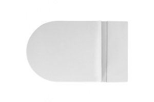 Подвесной унитаз Abber Bequem белый с сиденьем микролифт - 3