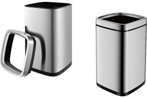 Ведро для мусора WeltWasser WW NOLAND MT 12L матовый сталь (10000003017) - 2