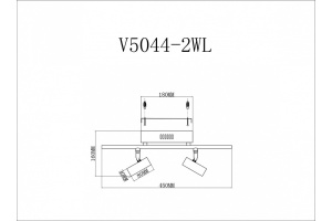 Спот Moderli Right V5044-2WL - 2