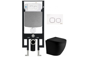 Комплект Weltwasser AMBERG 497 + MERZBACH 004 MT-BL + AMBERG RD-WT (10000006638)