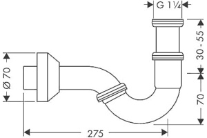 Сифон для биде Hansgrohe 55237000 - 3