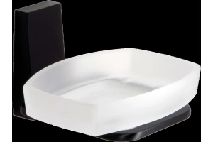 Мыльница Wasserkraft Abens черный матовый
