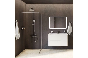 Смеситель с верхним душем и изливом - 3