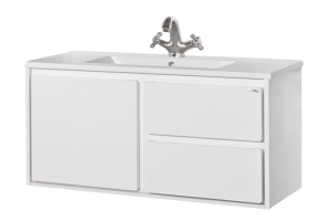 Барселона -105 Тумба подвесная с 3 ящ. белая эмаль