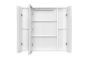 Зеркало-шкаф Aquaton Мадрид 80 с подсветкой белый - 2