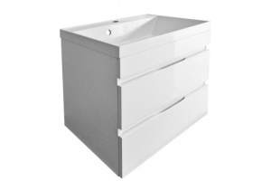 Тумба под раковину подвесная Stella Polar Памелла 80 белая