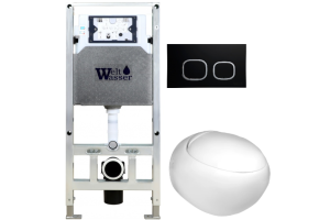 Комплект Weltwasser AMBERG 506 ST + JECKENBACH 004 GL-WT + AMBERG RD-BL (10000006887)