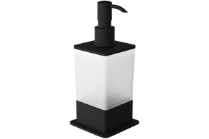 Дозатор жидкого мыла Excellent Riko черный матовый