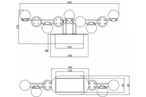 Настенный светильник Maytoni Tessara MOD081WL-L13G3K - 2