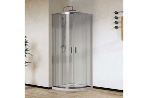 Душевой уголок Vincea City 90х90 профиль хром стекло прозрачное