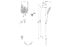 Душевой гарнитур Ideal Standard IdealRain (B1761AA) - 2