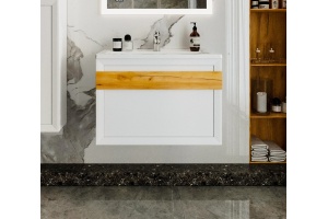 Тумба под раковину Бриклаер Берлин 80 белый глянец (4627125416088) - 2