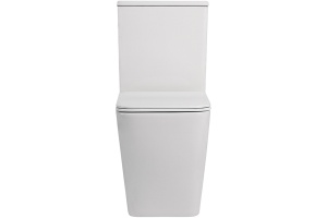 Напольный унитаз Abber Rechteck белый матовый с сиденьем микролифт - 2