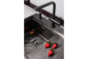 Смеситель Omoikiri Nagano PVD-GM для кухонной мойки - 2
