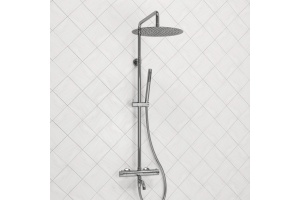 Душевая система WasserKraft 30 с термостатом хром - 2
