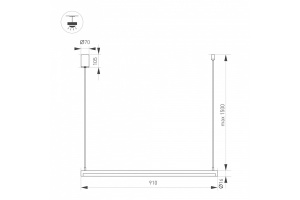 Подвесной светодиодный светильник Arlight SP-Umbra-Hang-H-L900-15W Day4000 036946 - 2