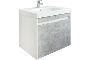 Тумба с раковиной Sanflor Калипсо 60 белый