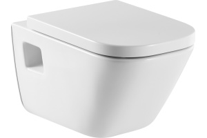 Комплект Система инсталляции для унитазов Roca DUPLO WC 890090020 + Чаша для унитаза подвесного Roca Gap 346477000 + Кнопка смыва Roca PL1 Dual хром  - 2