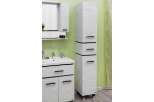 Шкаф-пенал Sanflor Техас венге, северное дерево светлое, R